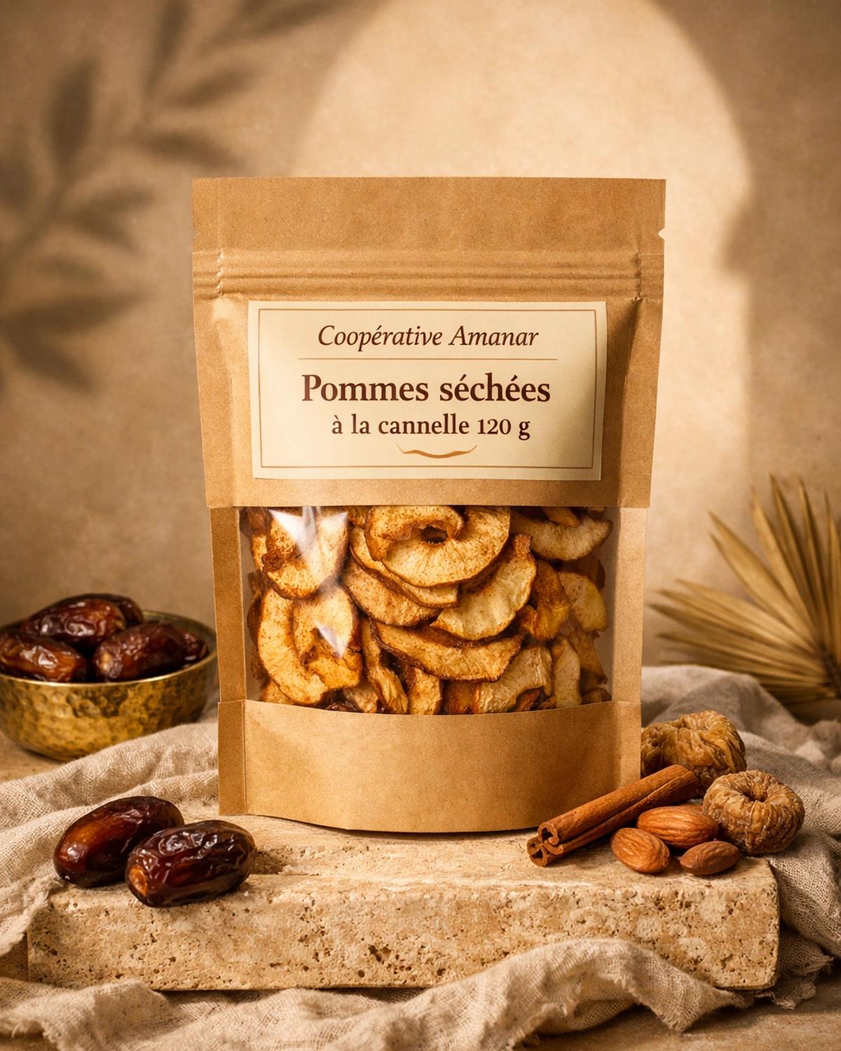 Pommes séchées à la cannelle 120 g