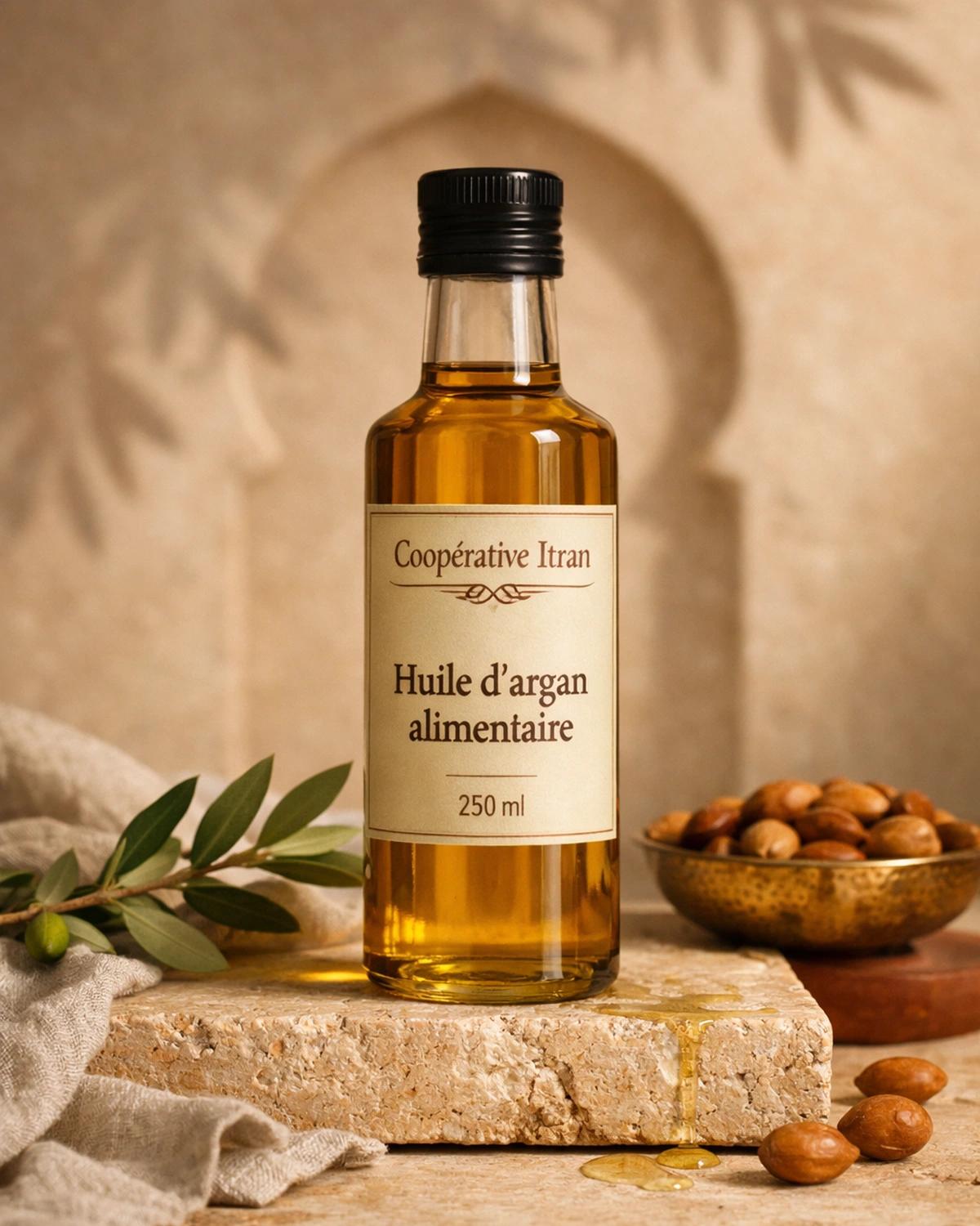 Huile d'argan alimentaire 250 ml